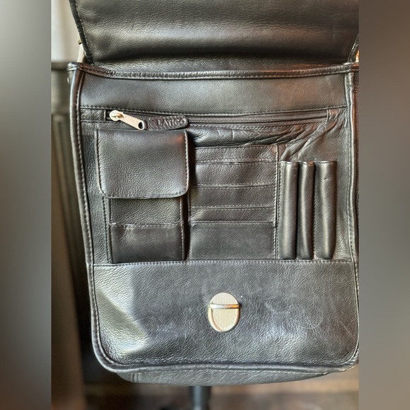 Latico leather crossbody briefcase with file storage​ - Picture 7 of 9